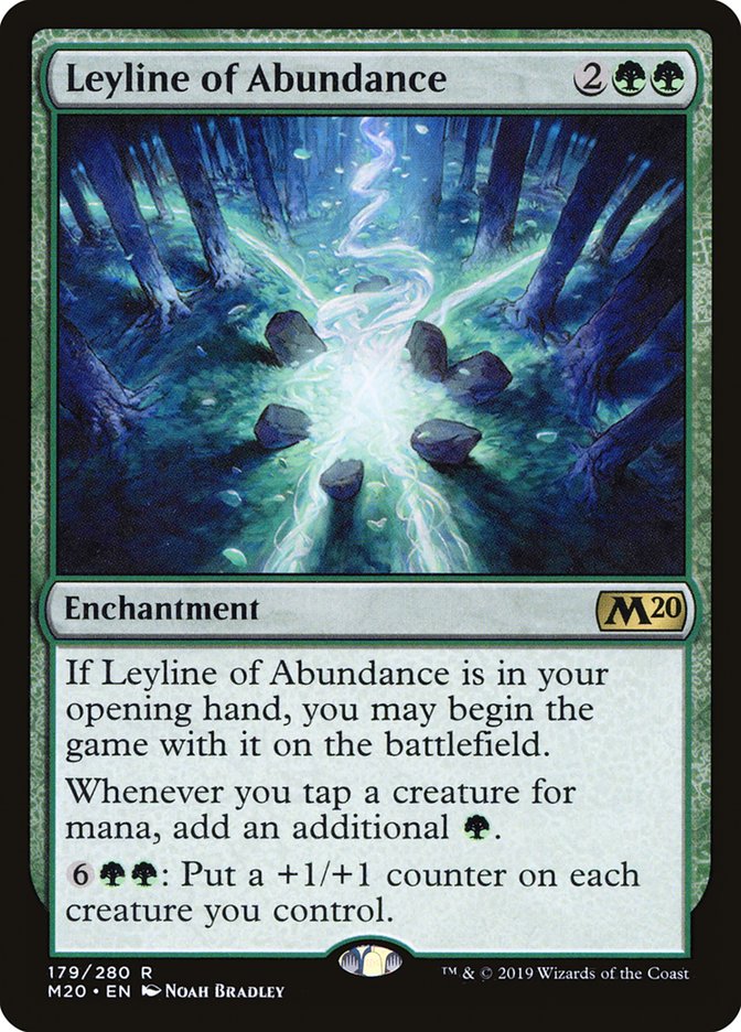 Leyline of Abundance [Core Set 2020] | Galaxy Games LLC