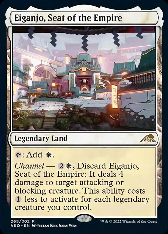 Eiganjo, Seat of the Empire [Kamigawa: Neon Dynasty] | Galaxy Games LLC