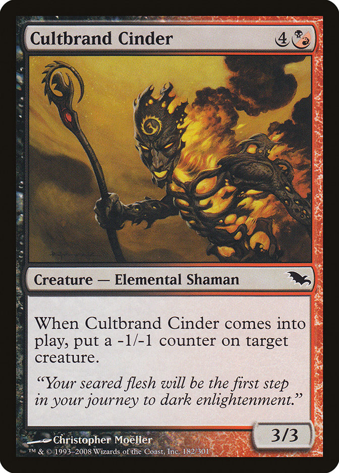 Cultbrand Cinder [Shadowmoor] | Galaxy Games LLC