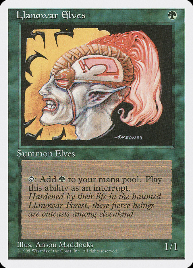 Llanowar Elves [Fourth Edition] | Galaxy Games LLC