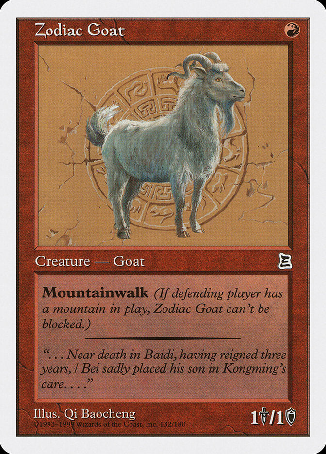 Zodiac Goat [Portal Three Kingdoms] | Galaxy Games LLC