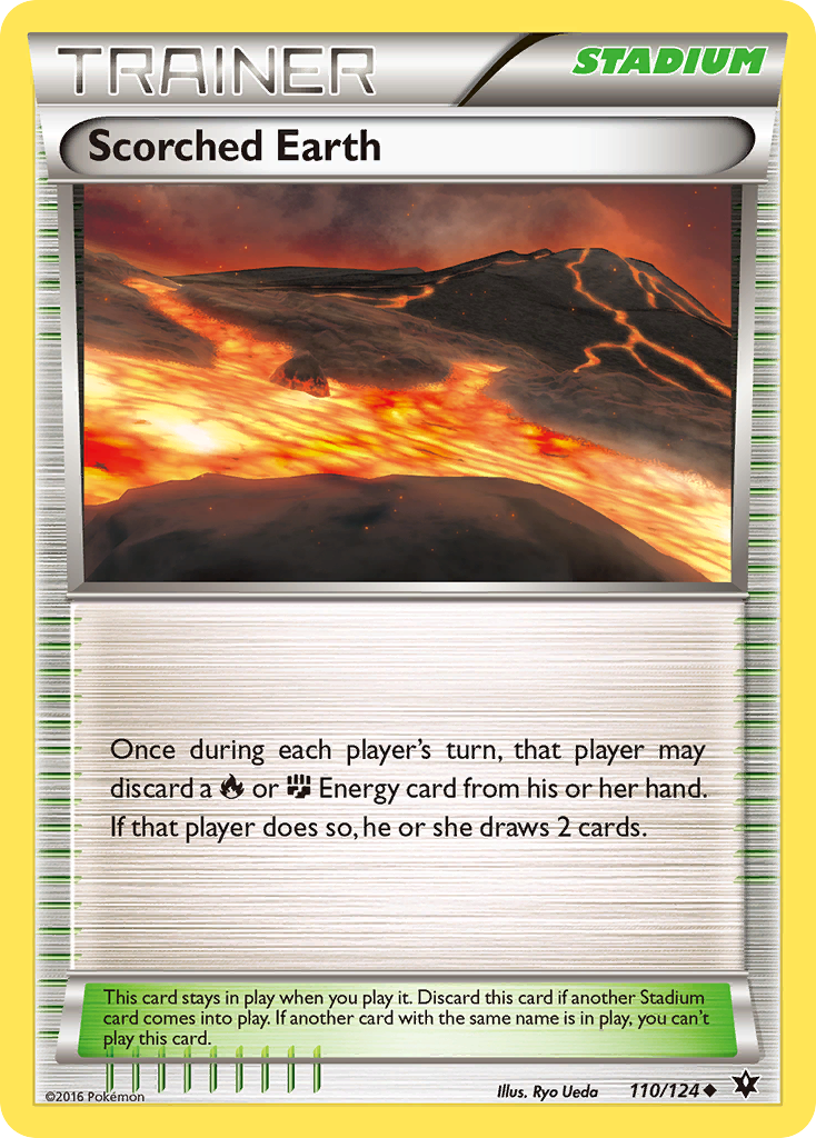 Scorched Earth (110/124) [XY: Fates Collide] | Galaxy Games LLC