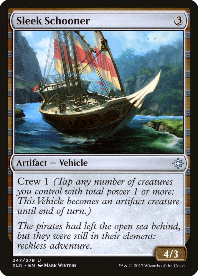 Sleek Schooner [Ixalan] | Galaxy Games LLC