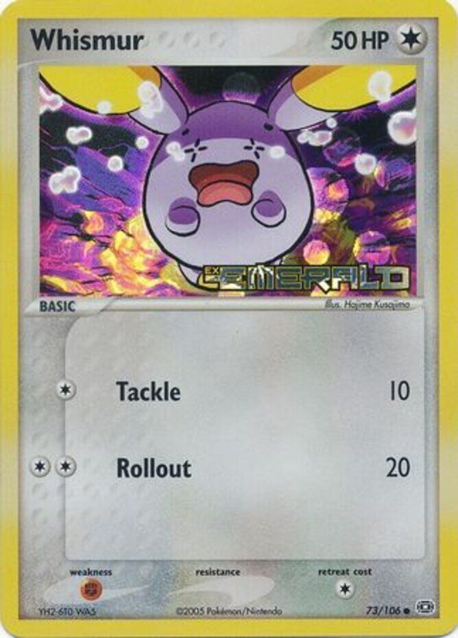 Whismur (73/106) (Stamped) [EX: Emerald] | Galaxy Games LLC