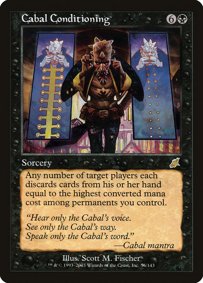 Cabal Conditioning [Scourge] | Galaxy Games LLC