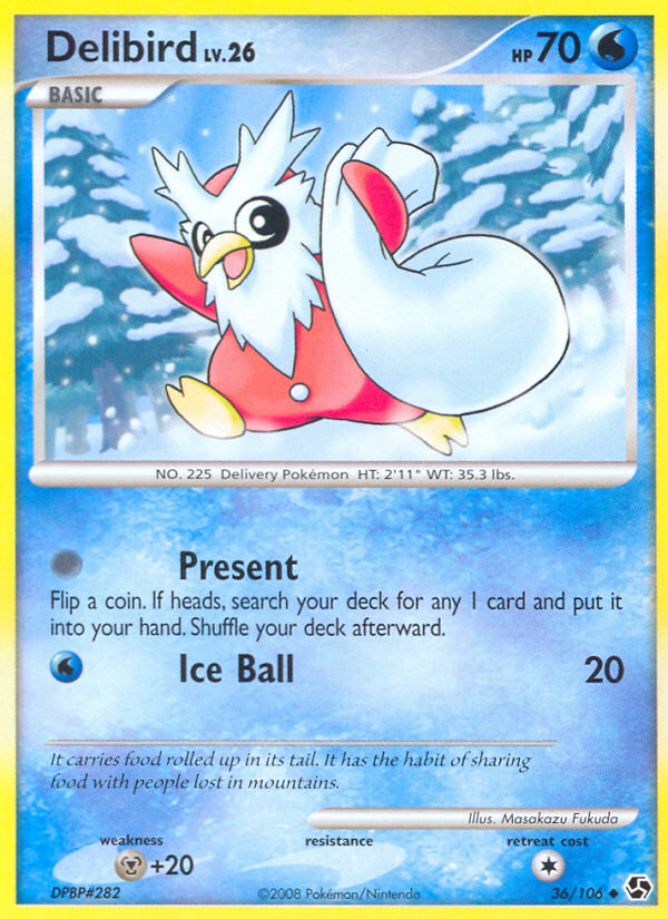 Delibird (36/106) [Diamond & Pearl: Great Encounters] | Galaxy Games LLC