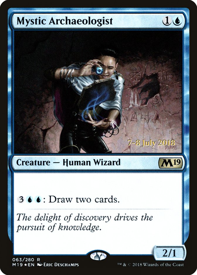 Mystic Archaeologist [Core Set 2019 Prerelease Promos] | Galaxy Games LLC