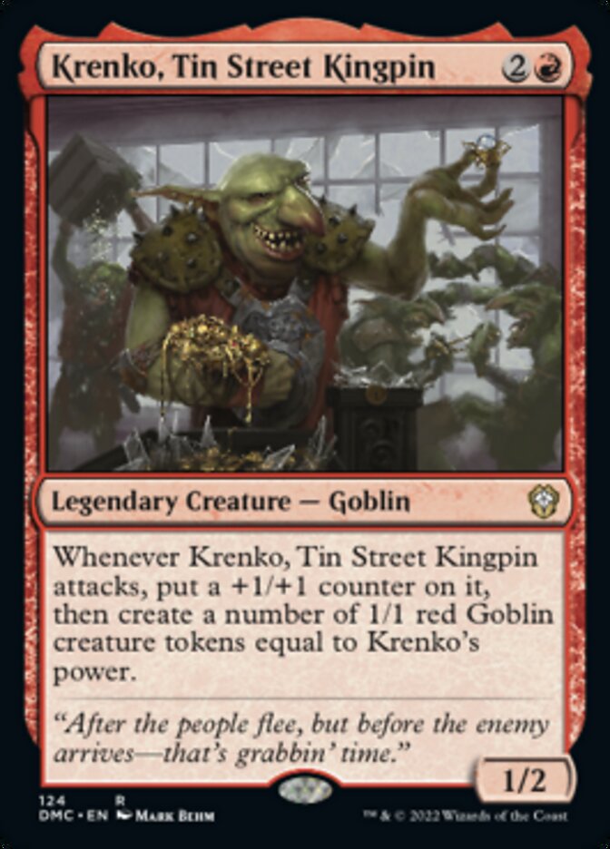 Krenko, Tin Street Kingpin [Dominaria United Commander] | Galaxy Games LLC