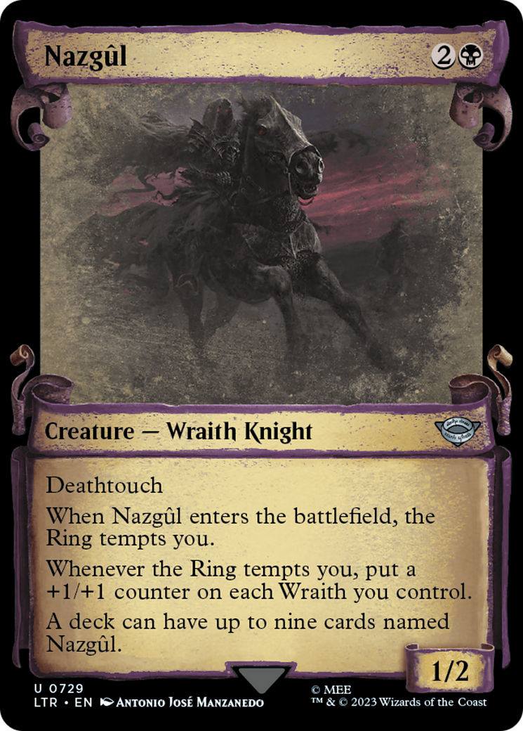 Nazgul (0729) [The Lord of the Rings: Tales of Middle-Earth Showcase Scrolls] | Galaxy Games LLC