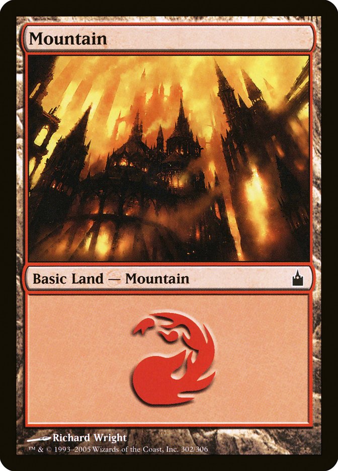Mountain (302) [Ravnica: City of Guilds] | Galaxy Games LLC