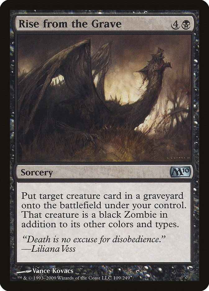 Rise from the Grave [Magic 2010] | Galaxy Games LLC