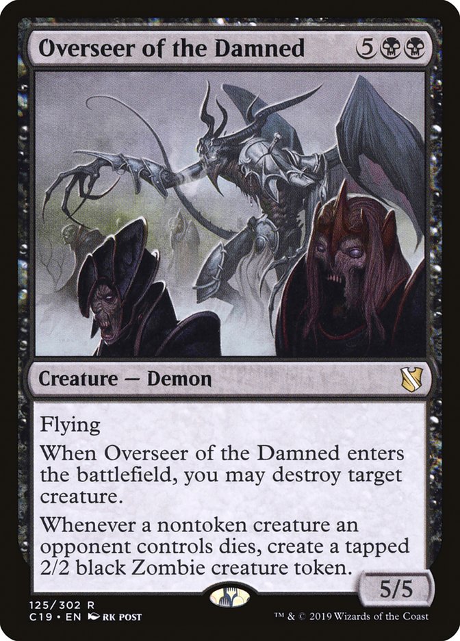 Overseer of the Damned [Commander 2019] | Galaxy Games LLC
