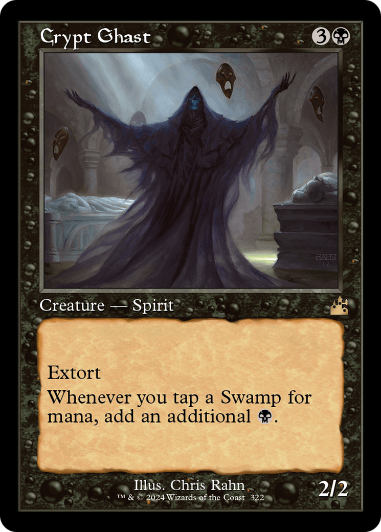 Crypt Ghast (Retro Frame) [Ravnica Remastered] | Galaxy Games LLC