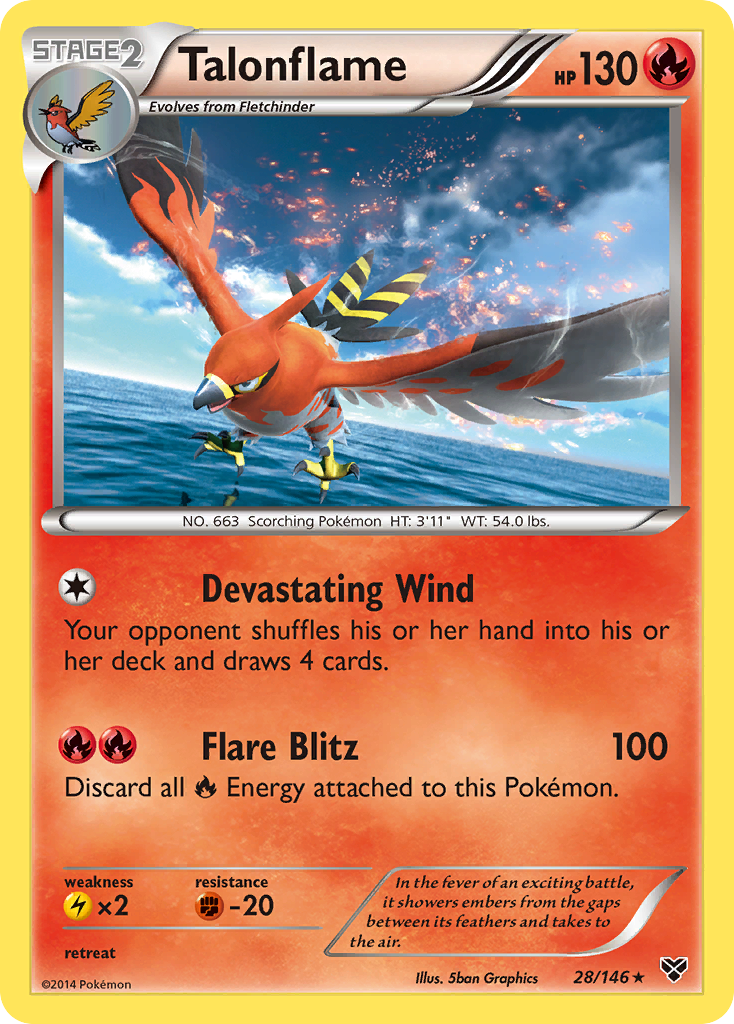 Talonflame (28/146) [XY: Base Set] | Galaxy Games LLC