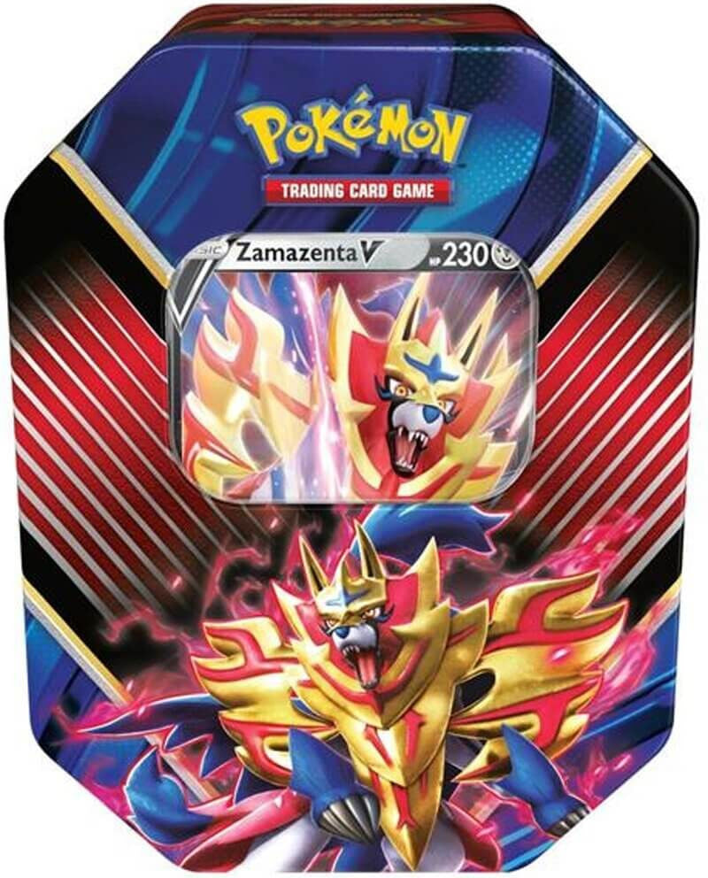 Sword & Shield: Rebel Clash - Legends of Galar Collector's Tin (Zamazenta V) (International Version) | Galaxy Games LLC