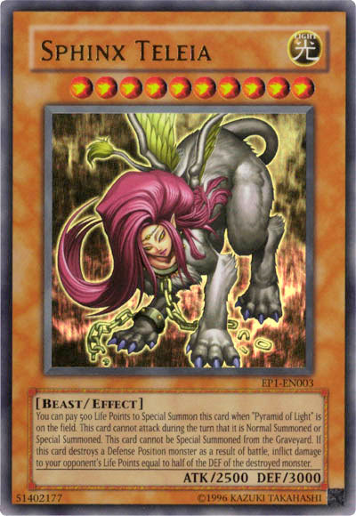 Sphinx Teleia [EP1-EN003] Ultra Rare | Galaxy Games LLC