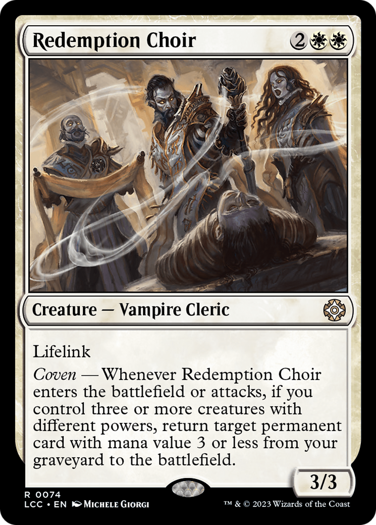 Redemption Choir [The Lost Caverns of Ixalan Commander] | Galaxy Games LLC