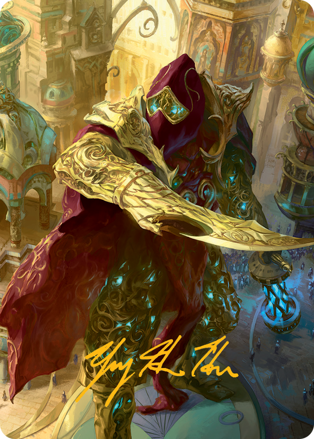 Baral, Chief of Compliance Art Card (Gold-Stamped Signature) [March of the Machine Art Series] | Galaxy Games LLC