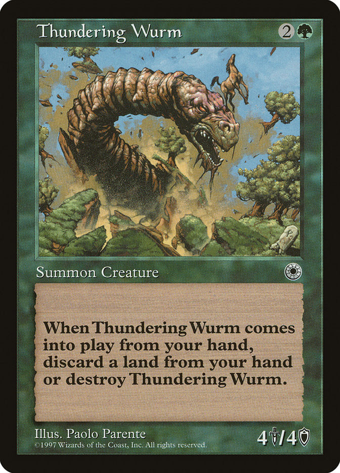 Thundering Wurm [Portal] | Galaxy Games LLC