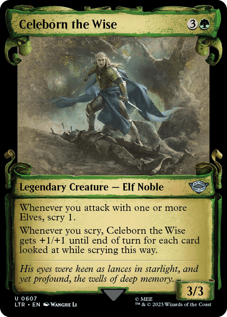 Celeborn the Wise [The Lord of the Rings: Tales of Middle-Earth Showcase Scrolls] | Galaxy Games LLC