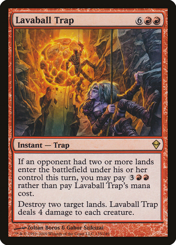 Lavaball Trap [Zendikar] | Galaxy Games LLC