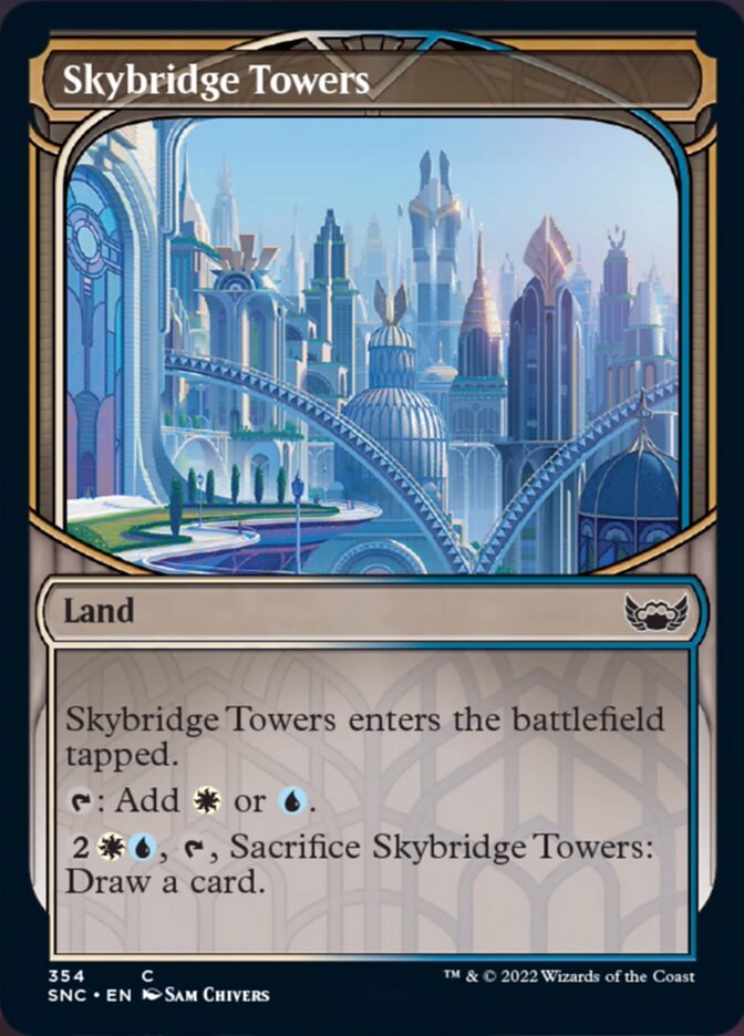Skybridge Towers (Showcase Skyscraper) [Streets of New Capenna] | Galaxy Games LLC