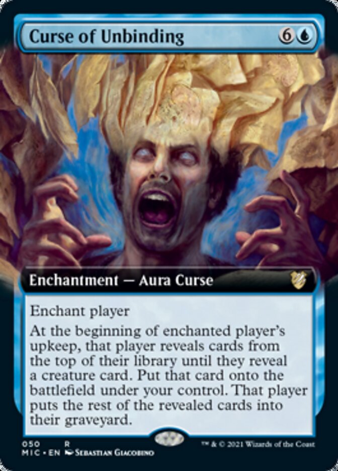 Curse of Unbinding (Extended Art) [Innistrad: Midnight Hunt Commander] | Galaxy Games LLC