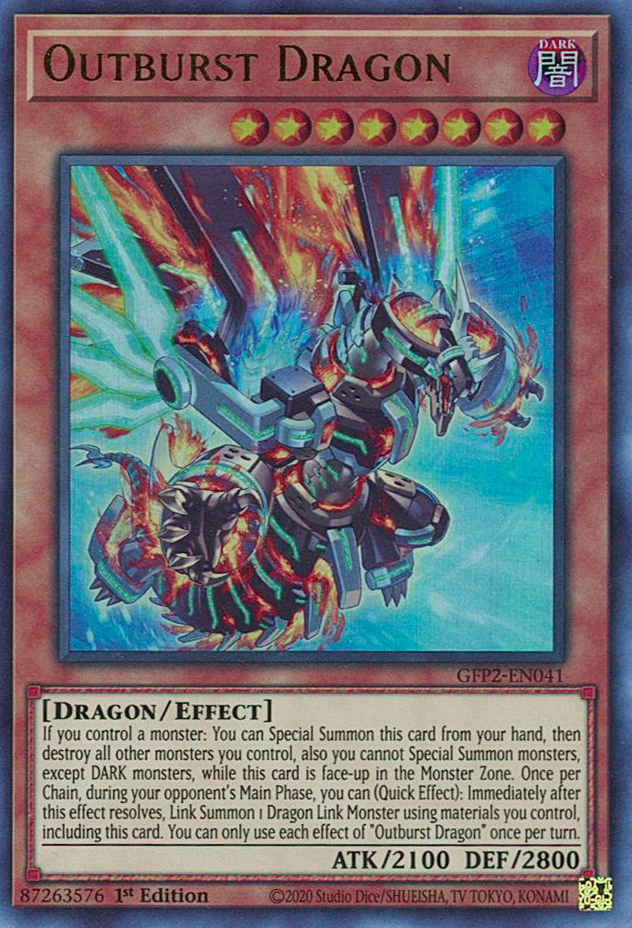 Outburst Dragon [GFP2-EN041] Ultra Rare | Galaxy Games LLC