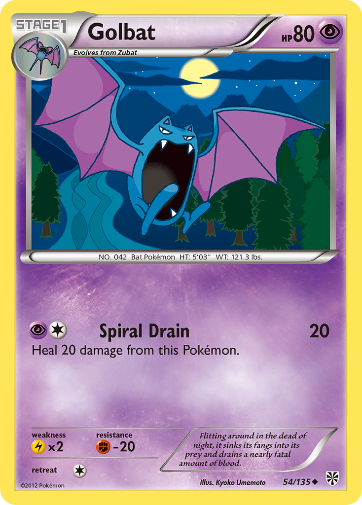 Golbat (54/135) [Black & White: Plasma Storm] | Galaxy Games LLC