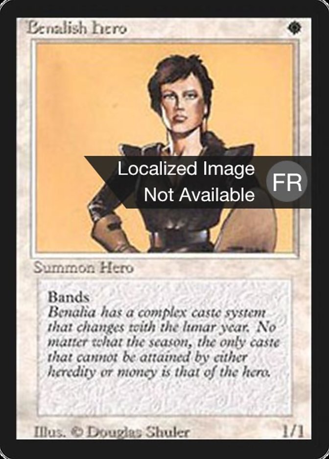 Benalish Hero [Foreign Black Border] | Galaxy Games LLC