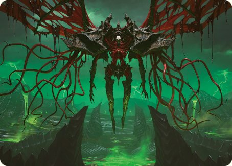 Archfiend of the Dross Art Card [Phyrexia: All Will Be One Art Series] | Galaxy Games LLC