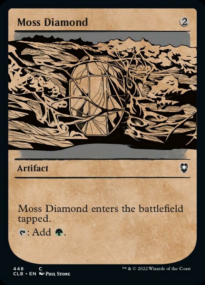 Moss Diamond (Showcase) [Commander Legends: Battle for Baldur's Gate] | Galaxy Games LLC