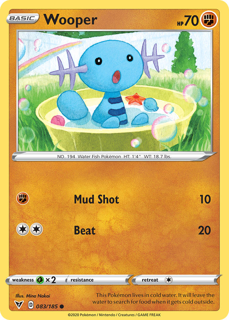 Wooper (083/185) [Sword & Shield: Vivid Voltage] | Galaxy Games LLC