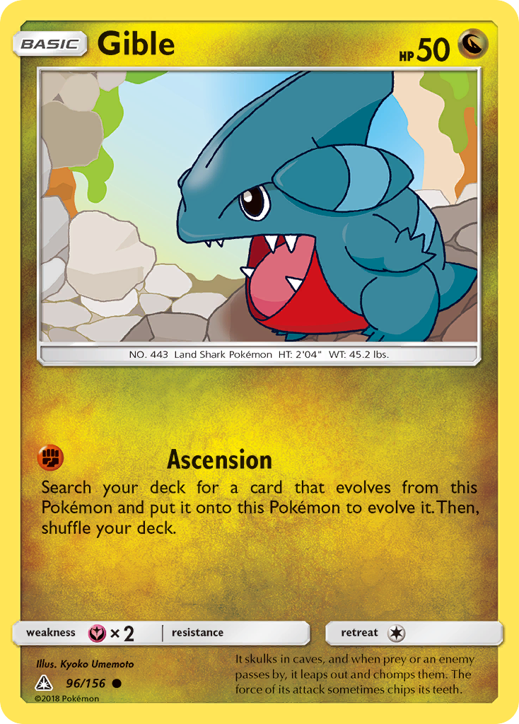 Gible (96/156) [Sun & Moon: Ultra Prism] | Galaxy Games LLC