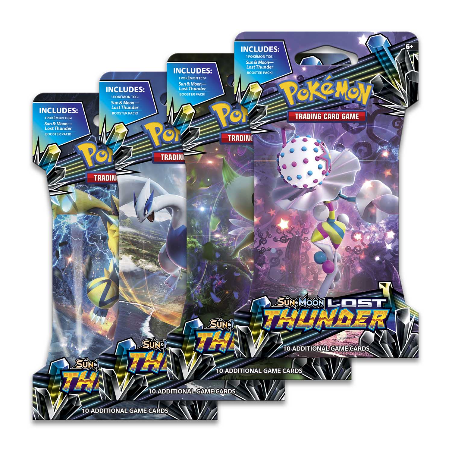 Sun & Moon: Lost Thunder - Sleeved Booster Pack | Galaxy Games LLC