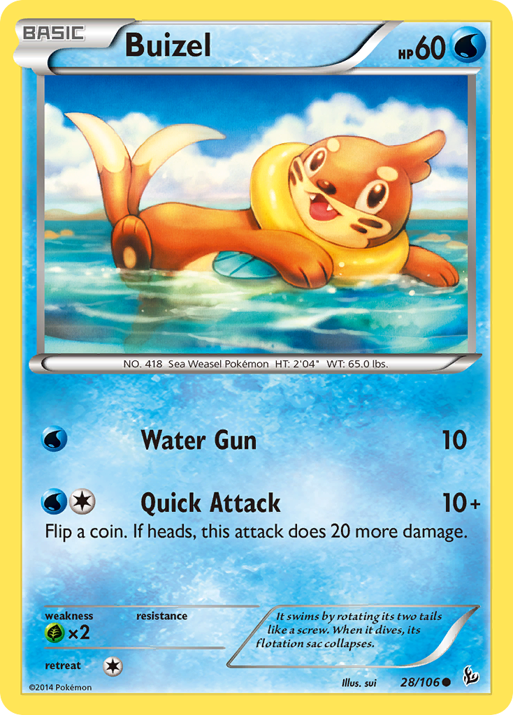 Buizel (28/106) [XY: Flashfire] | Galaxy Games LLC