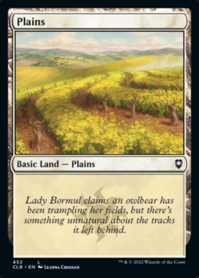 Plains (452) [Commander Legends: Battle for Baldur's Gate] | Galaxy Games LLC