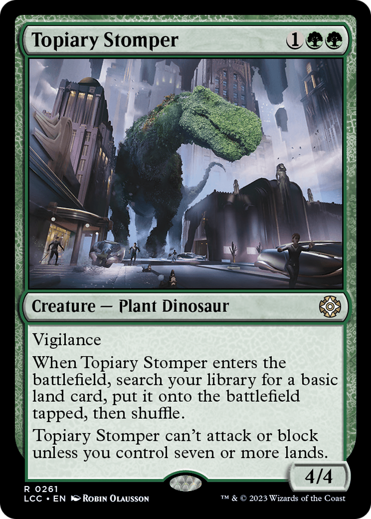 Topiary Stomper [The Lost Caverns of Ixalan Commander] | Galaxy Games LLC