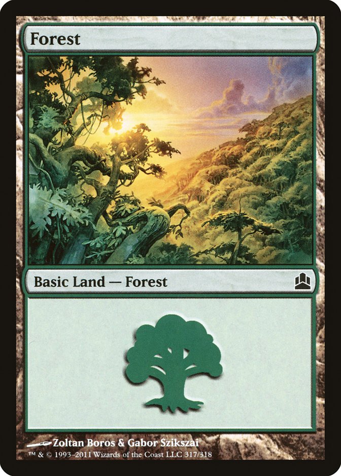 Forest (317) [Commander 2011] | Galaxy Games LLC