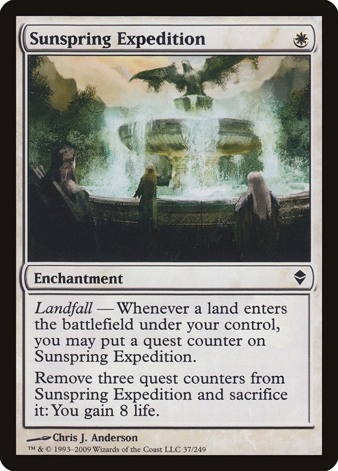Sunspring Expedition [Zendikar] | Galaxy Games LLC