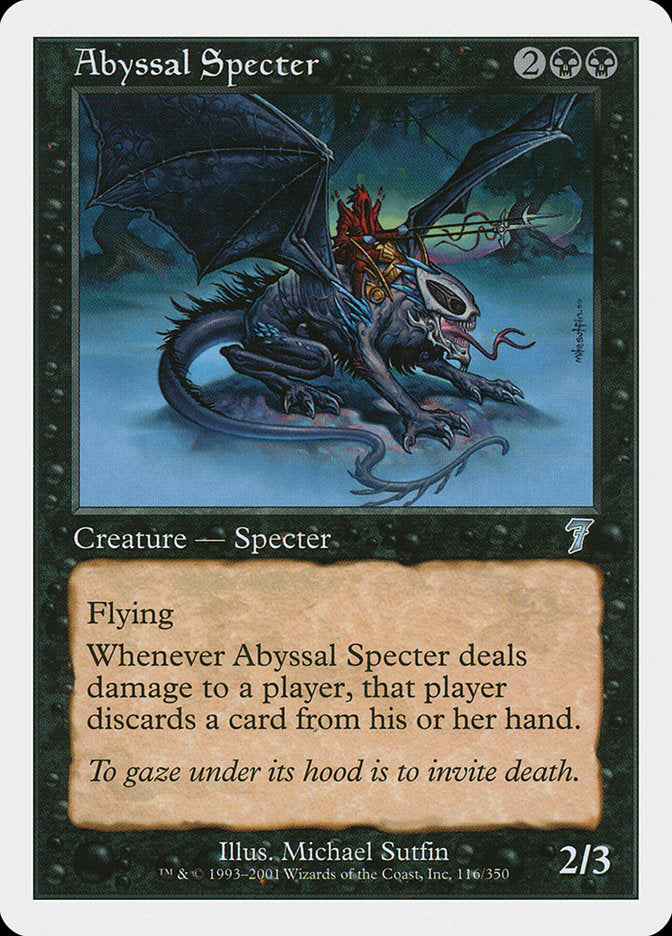 Abyssal Specter [Seventh Edition] | Galaxy Games LLC