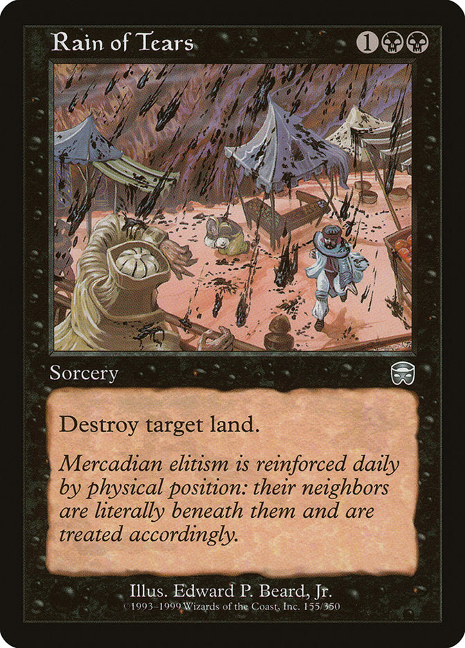 Rain of Tears [Mercadian Masques] | Galaxy Games LLC