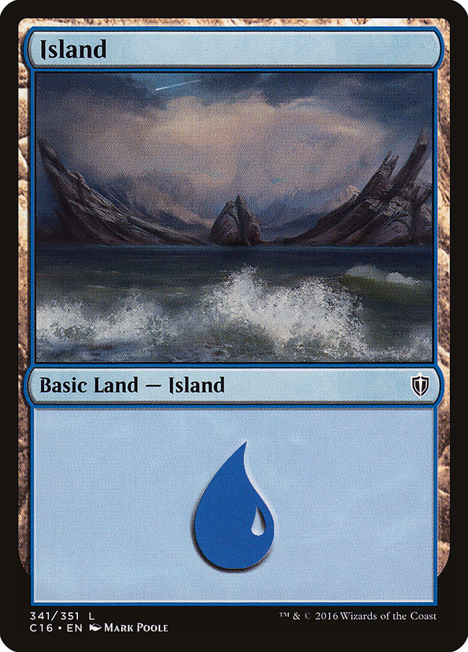 Island (341) [Commander 2016] | Galaxy Games LLC