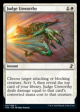 Judge Unworthy [Time Spiral Remastered] | Galaxy Games LLC