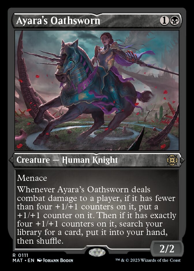 Ayara's Oathsworn (Foil Etched) [March of the Machine: The Aftermath] | Galaxy Games LLC