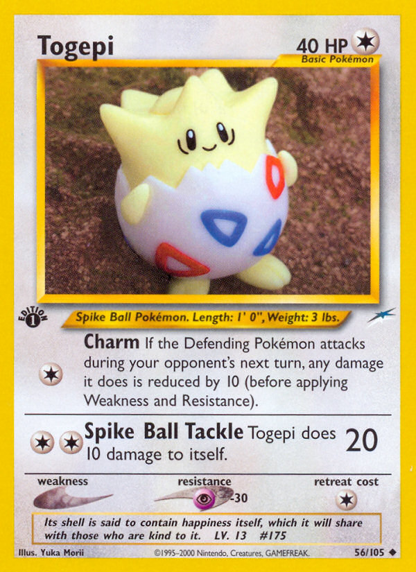 Togepi (56/105) [Neo Destiny 1st Edition] | Galaxy Games LLC