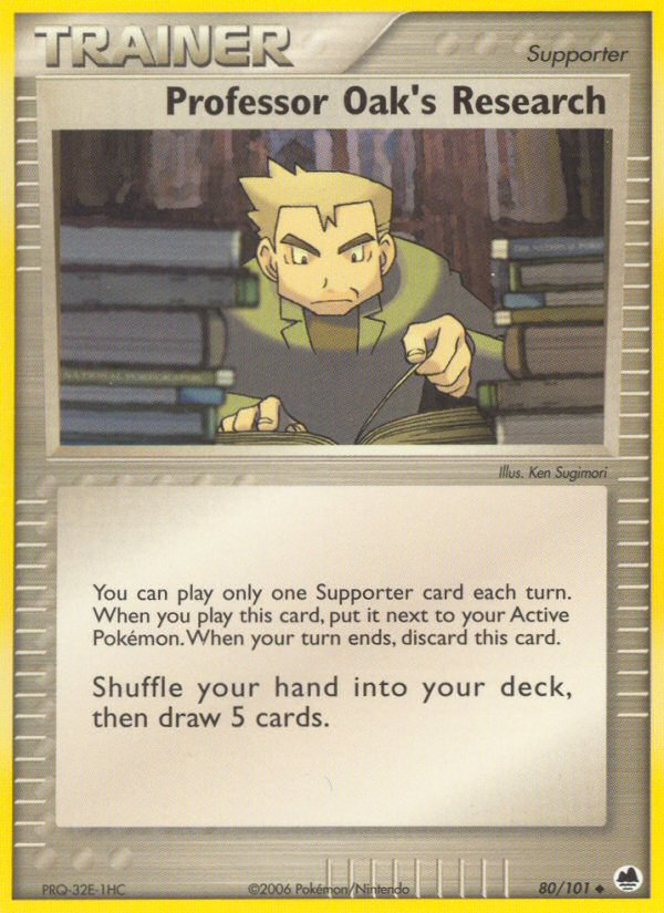 Professor Oak's Research (80/101) [EX: Dragon Frontiers] | Galaxy Games LLC