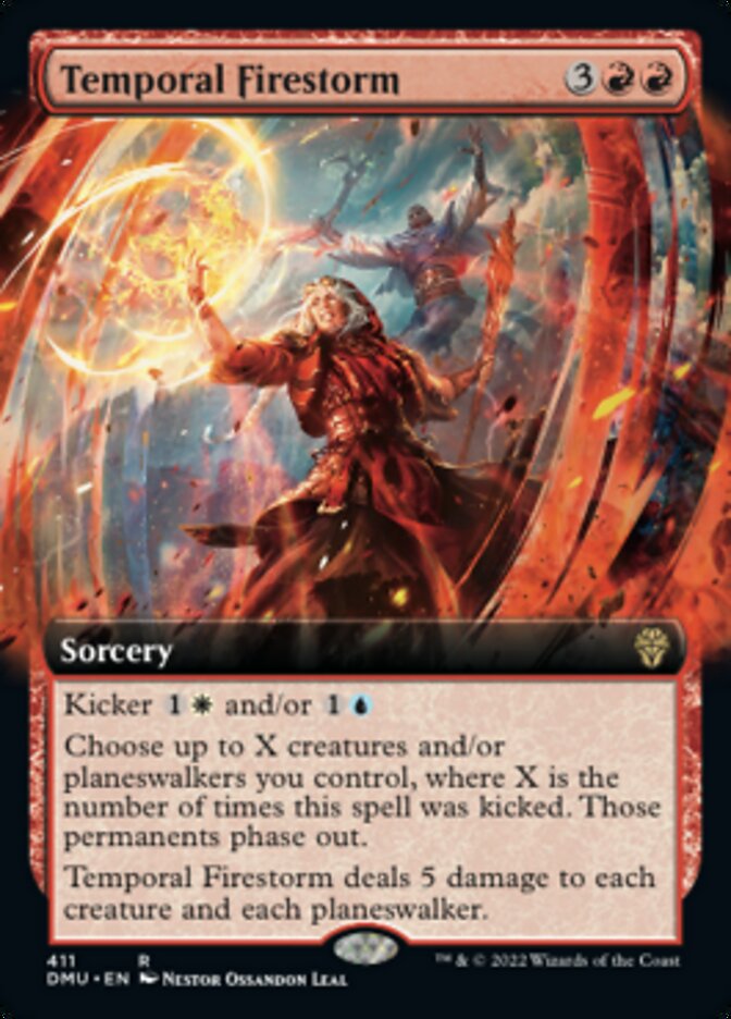 Temporal Firestorm (Extended Art) [Dominaria United] | Galaxy Games LLC