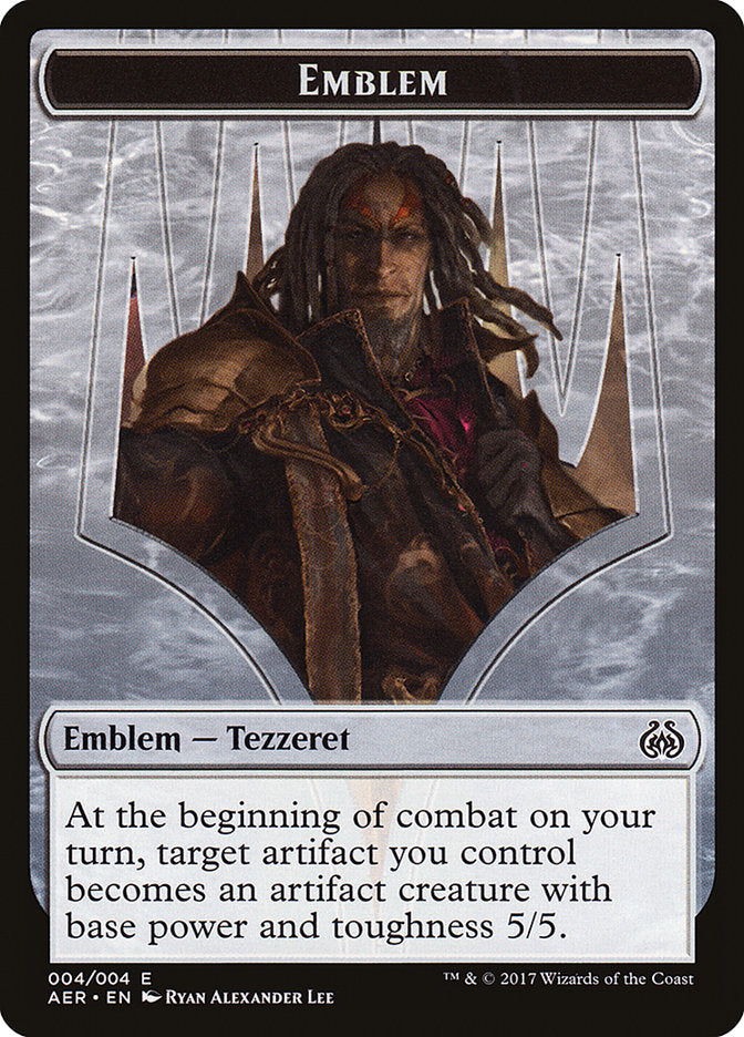 Tezzeret the Schemer Emblem [Aether Revolt Tokens] | Galaxy Games LLC