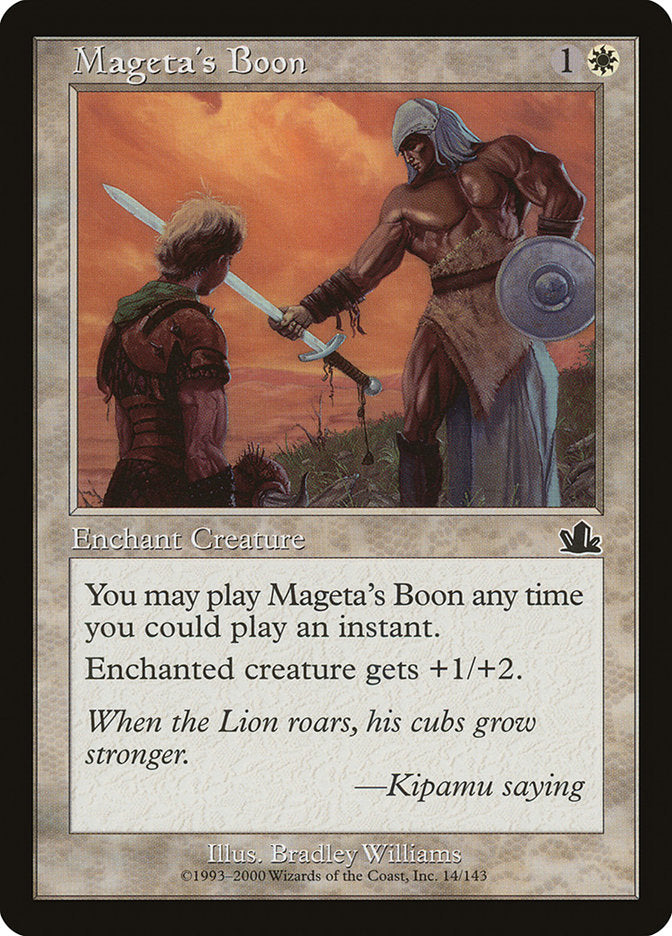 Mageta's Boon [Prophecy] | Galaxy Games LLC